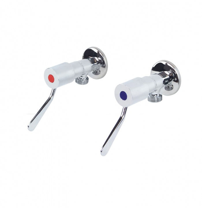 Gentec Cleanline Lever CL10045PR Washing Machine Tap Set