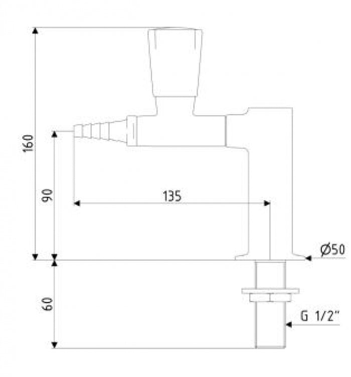 Gentec DURA301 Hob Mounted Laboratory Tap