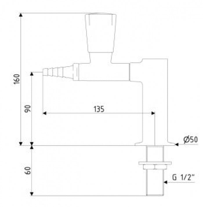 Gentec DURA301 Hob Mounted Laboratory Tap
