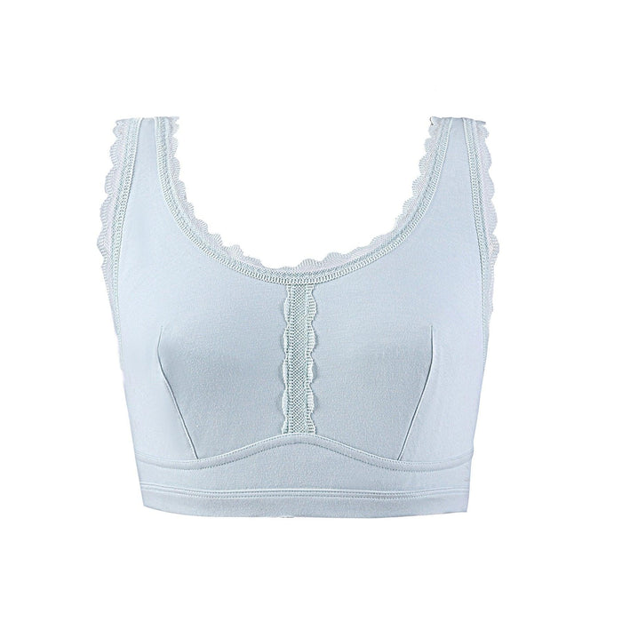Georgia Silk Back Support Full Coverage Wireless Organic Cotton Bra – Juliemay Lingerie