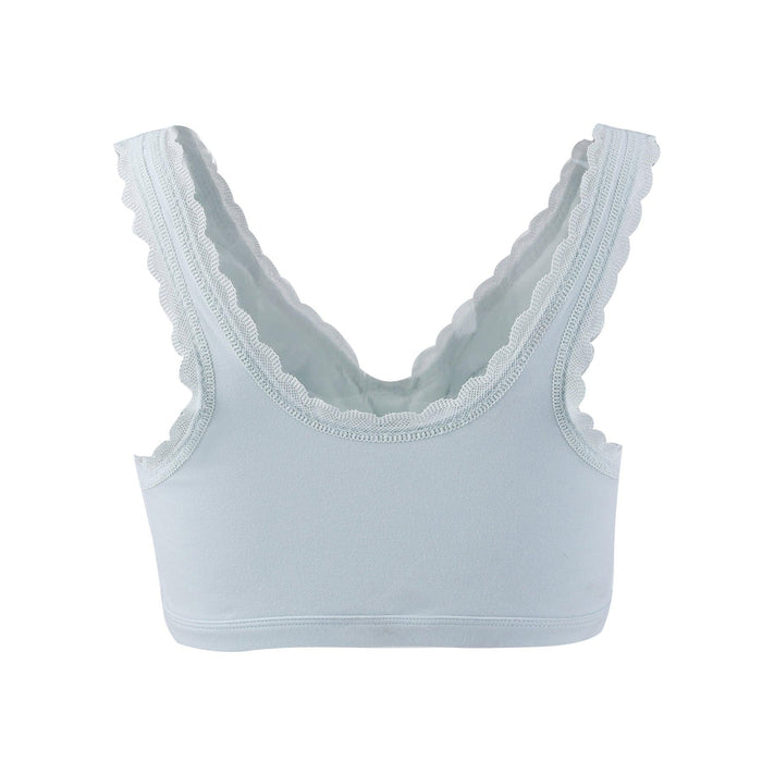 Georgia Silk Back Support Full Coverage Wireless Organic Cotton Bra, view 2 – Juliemay Lingerie