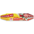 Glad Quart Size Food Storage Zipper Bags - 25 Ct - 12 Pack