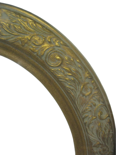 Gold Leaf Ornate Hand-Finished Gallery Oval Picture Frame –16x20 -475