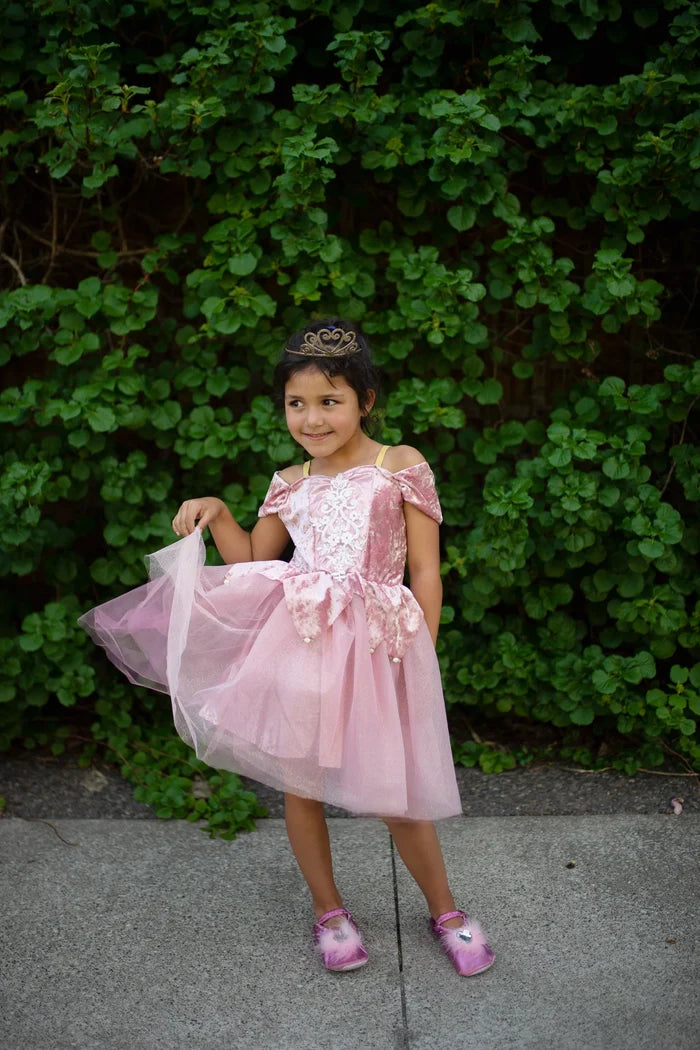 Great Pretenders Holiday Ballerina Dress Dusty Rose 5-6