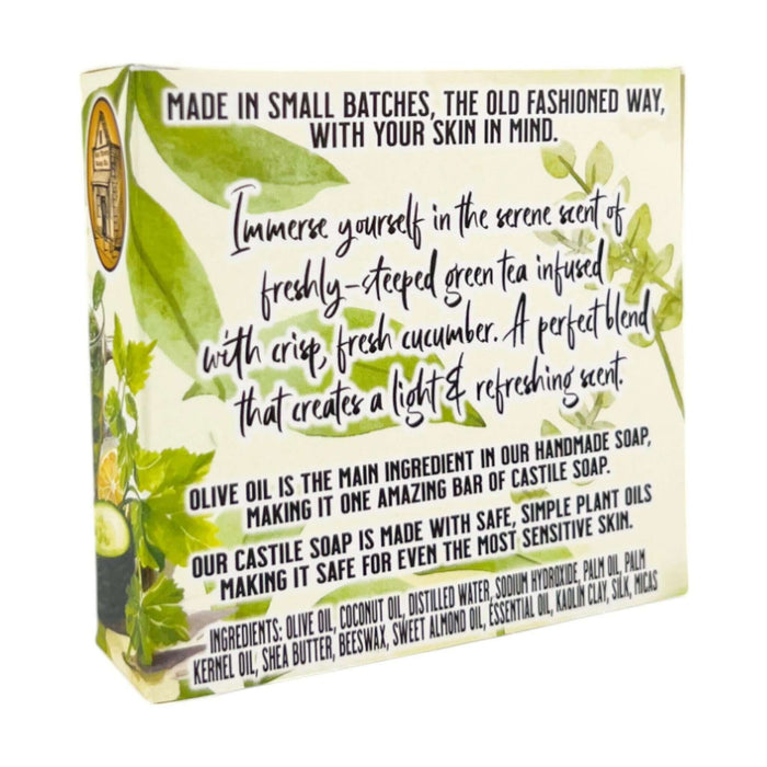 Green Tea & Cucumber -Bar Soap - Old Town Soap Co.