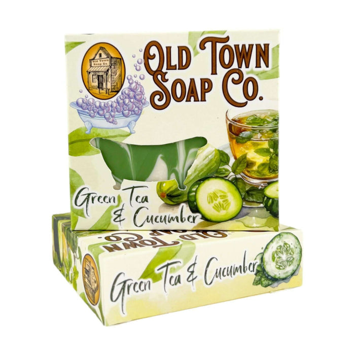 Green Tea & Cucumber -Bar Soap - Old Town Soap Co.