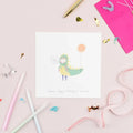 Greeting Card - Fancy Dress Dino