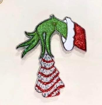 Grinch Christmas Tree Cake Freshie