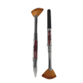 PURE NAILS Halo Create Combo Fan Brush &amp; Diamante Pick Up