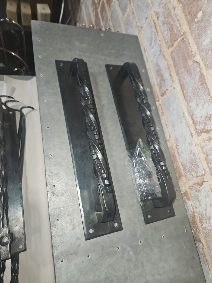 Hand Forged Rubix Twist Door Pulls