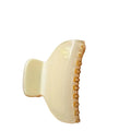Handcrafted Hair Claw Clip - Ivory