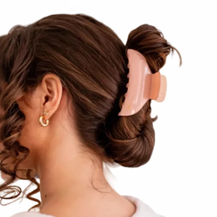 Handcrafted Hair Claw Clip - Opaline Rose
