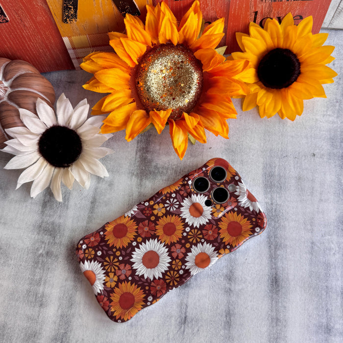 Harvest Sunflowers Wavy Luxe MagSafe Case for iPhone â Harvest Sunflowers Bring golden-hour glow to your phone with the Harvest Sunflowers Wavy Luxe MagSafe Case.