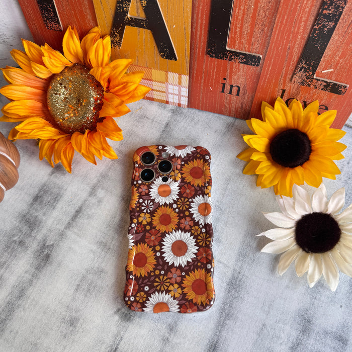 Harvest Sunflowers Wavy Luxe MagSafe Case for iPhone â Harvest Sunflowers Bring golden-hour glow to your phone with the Harvest Sunflowers Wavy Luxe MagSafe Case.