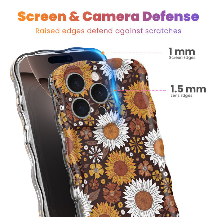 Harvest Sunflowers Wavy Luxe MagSafe Case for iPhone â Harvest Sunflowers Bring golden-hour glow to your phone with the Harvest Sunflowers Wavy Luxe MagSafe Case.