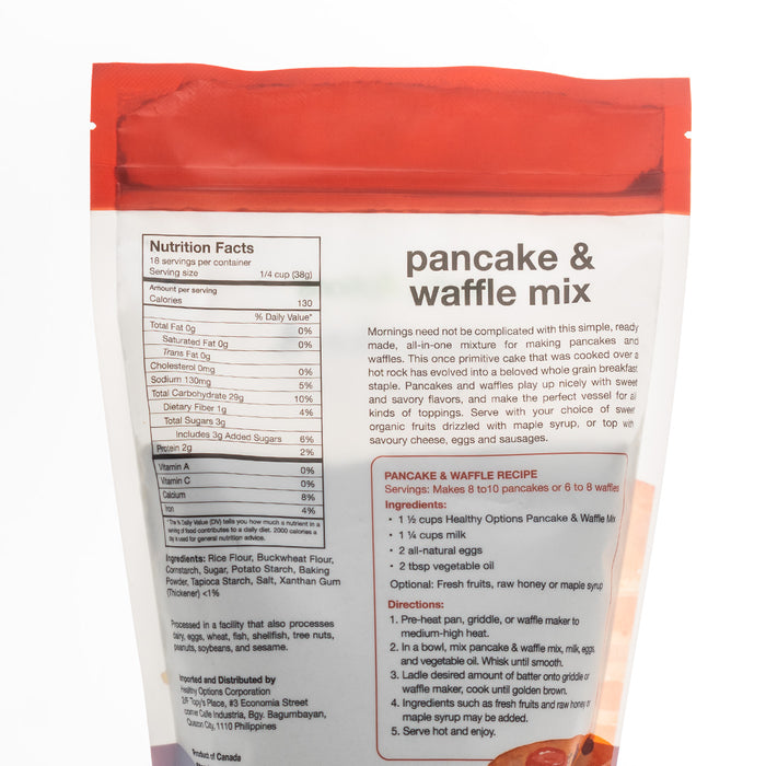 Healthy Options Pancake and Waffle Mix 680g