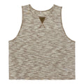 Heather Sand Melange Training Camp Muscle Tee - Parke & Ronen