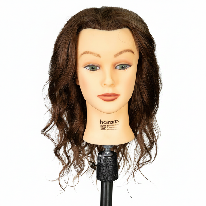 Helen [100% Human Hair Mannequin] for Cutting, Styling and Coloring