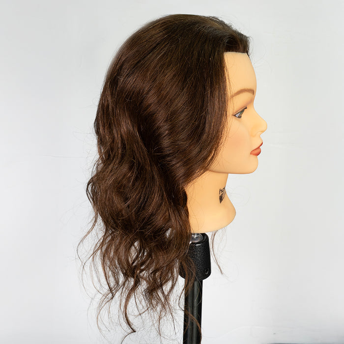 Helen [100% Human Hair Mannequin] for Cutting, Styling and Coloring