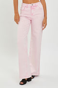 High Rise Tummy Control Wide Pants