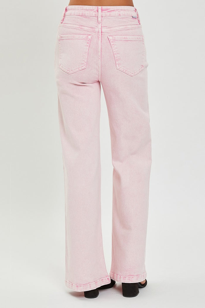 High Rise Tummy Control Wide Pants