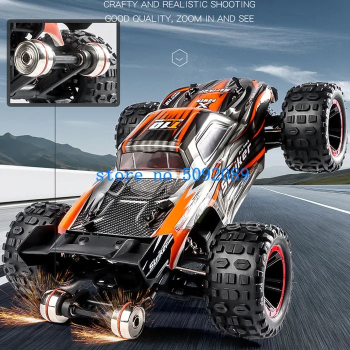 High-Speed 1:14 Metal RC Drift Car - Waterproof & All-Terrain Fun