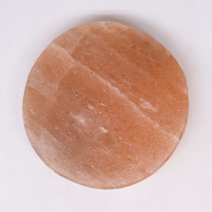 Himalayan Salt Cooking Plate Round Handcarved