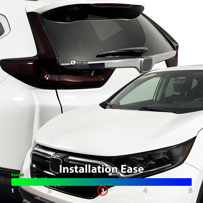 Full Headlight Taillight Precut Smoked PPF Tint Kit Film Overlay Fits Honda CR - V 2020 - 2022 - Bogar Tech Designs