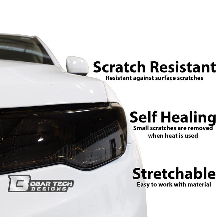 Full Headlight Taillight Precut Smoked PPF Tint Kit Film Overlay Fits Honda Ridgeline 2017 - 2025 - Bogar Tech Designs