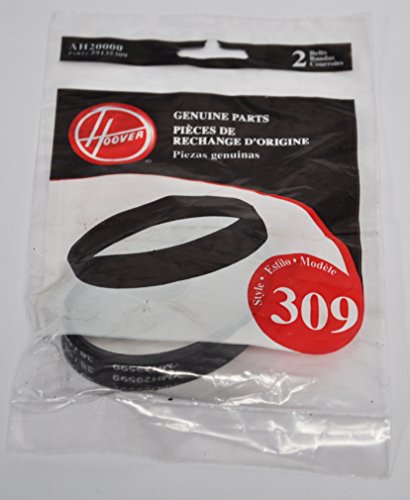 Hoover Elite Canister Vacuum Belt, 2-Pack Part AH20000