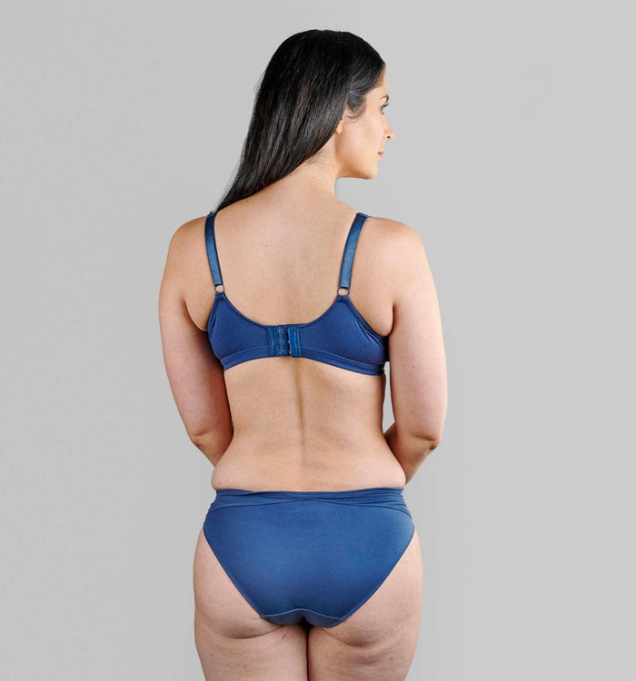 Hope Silk and Organic Cotton Bralette, view 3 – Juliemay Lingerie