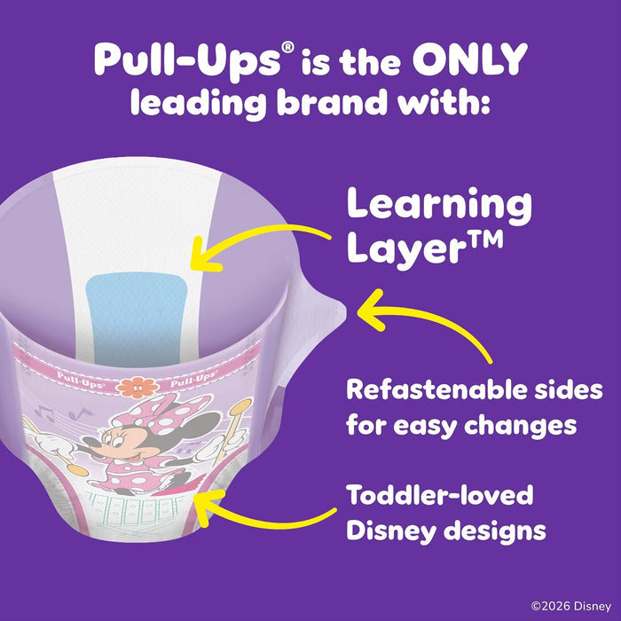Huggies Pull-Ups Girls Training Underwear 4T–5T - 17 Ct - 4 Pack