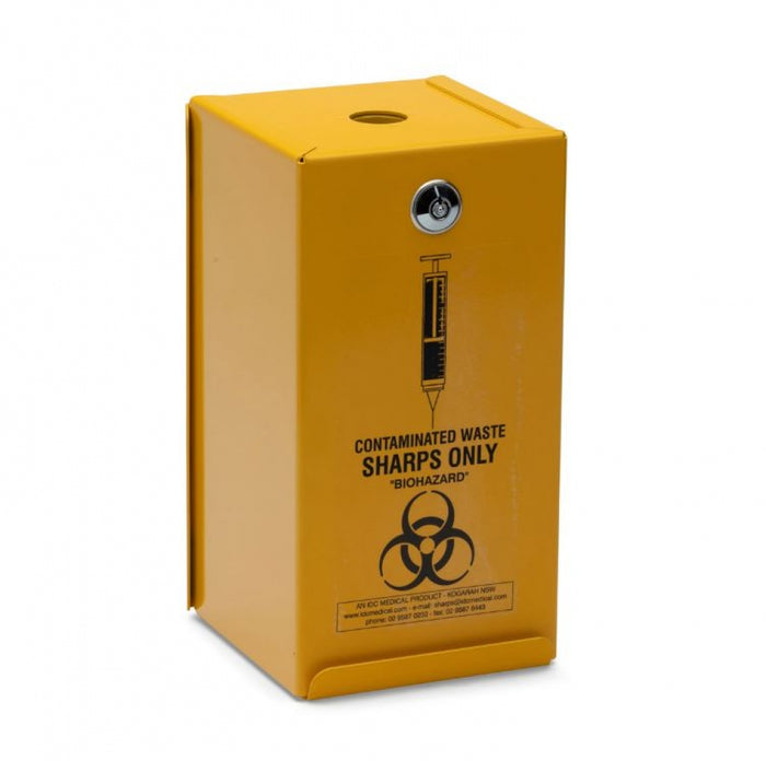 IDC Medical YA2L Steel Security Safe Sharps Disposal 2L