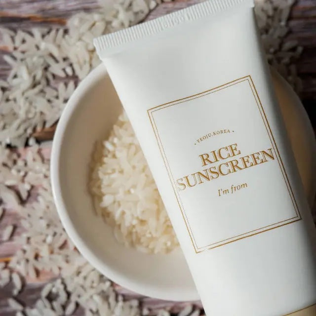 I'm from rice sunscreen