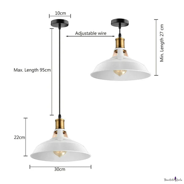Industrial Dome Pendant Light E27 ~1288