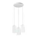 Industrial Retro pendant light 3 way Round ceiling base Metal Lamp Shade~4317