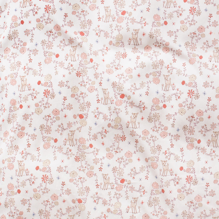 "Into The Woodlands" print in ivory color swatch