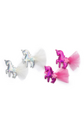 Iridescent Unicorns Hairclips, 2 pcs Assorted