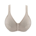 Ivory Full Cup Front Closure Silk and Organic Cotton Wireless Bra – Juliemay Lingerie