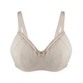 Ivory Supportive Non Wired Silk and Organic Cotton Full Cup Bra with removable paddings – Juliemay Lingerie