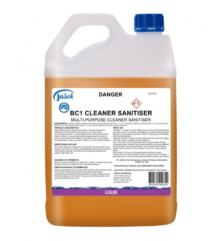 Jasol BC1 Multi Purpose Cleaner Sanitiser
