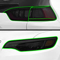 Full Headlight Taillight Precut Smoked PPF Tint Kit Film Overlay Fits Jeep Cherokee 2019 - 2023 - Bogar Tech Designs