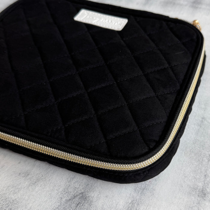 Jet Set Black Plush & Pretty Fancy Band Storage Case