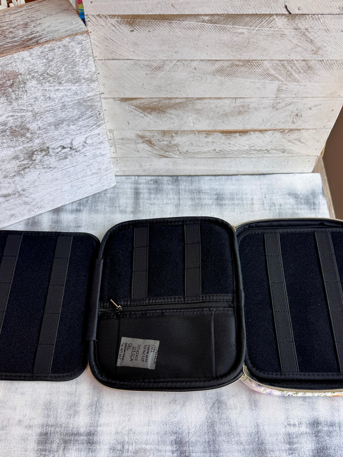 Jet Set Black Plush & Pretty Fancy Band Storage Case