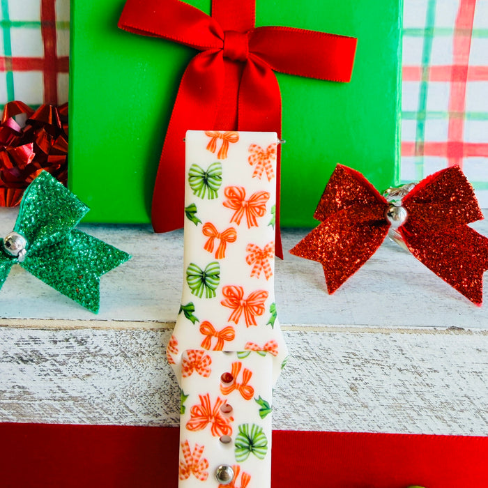 Jingle Bows Print Silicone Band For Samsung Watch