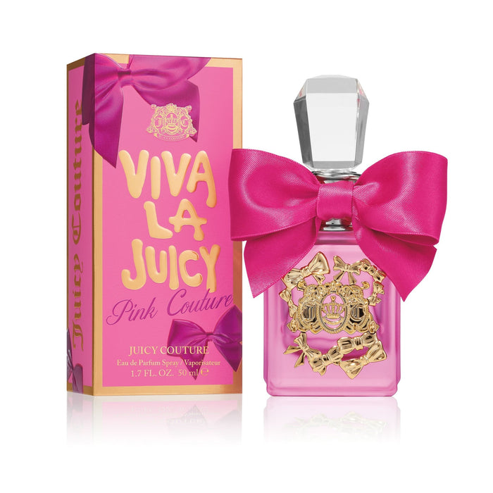 Juicy Couture Viva La Juicy Pink Couture Eau de Parfum Spray, Perfume for Women, 1.7oz (50mL) - ShanShar Beauty : The world of beauty.