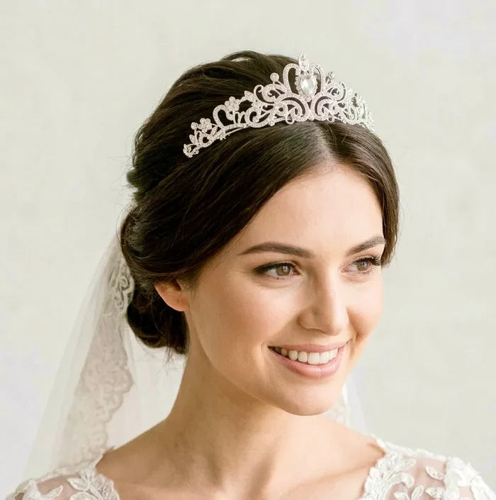 Wedding Hair Accessories - Bridal Crystal Tiara More Colors