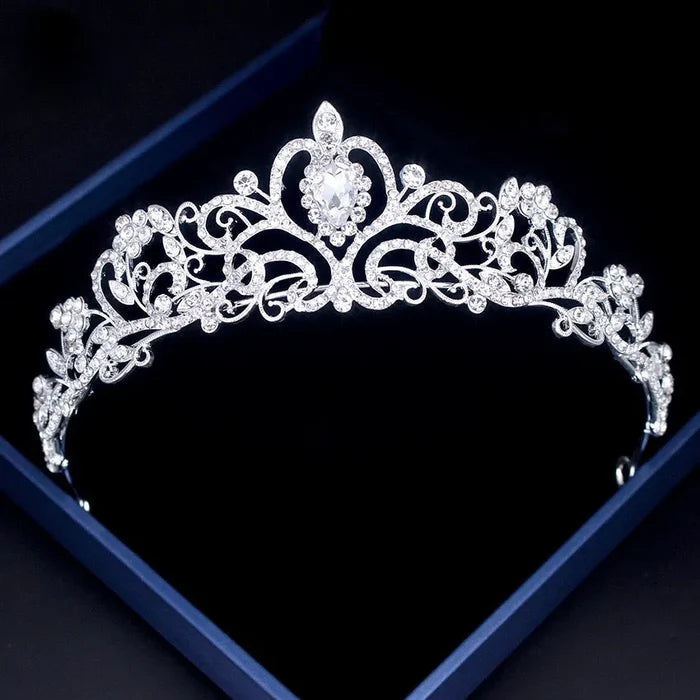 Wedding Hair Accessories - Bridal Crystal Tiara More Colors