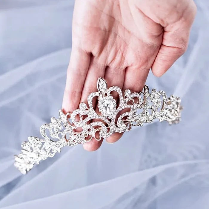 Wedding Hair Accessories - Bridal Crystal Tiara More Colors