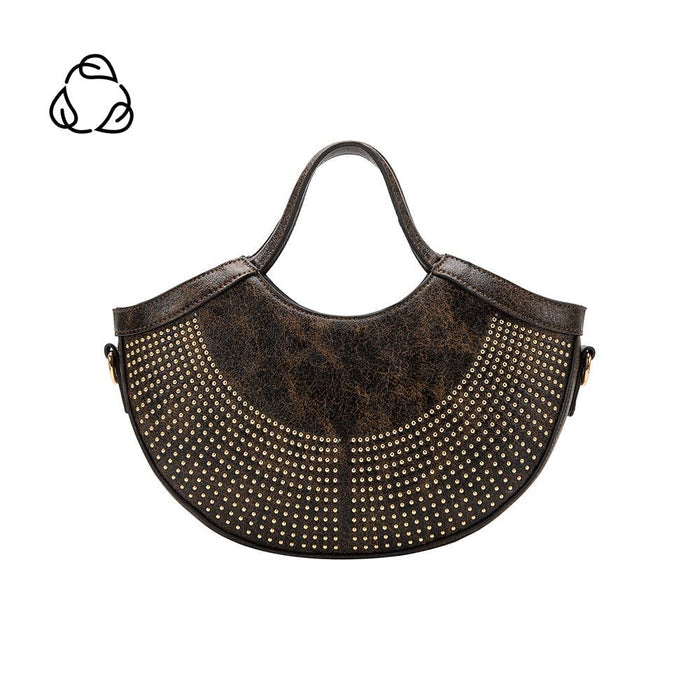 Kaylee Espresso Recycled Vegan Top Handle Bag